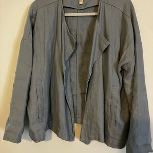 Eileen Fisher 100% Linen Jacket